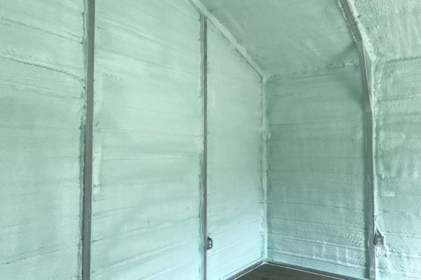 Closed Cell Foam in Metal Building