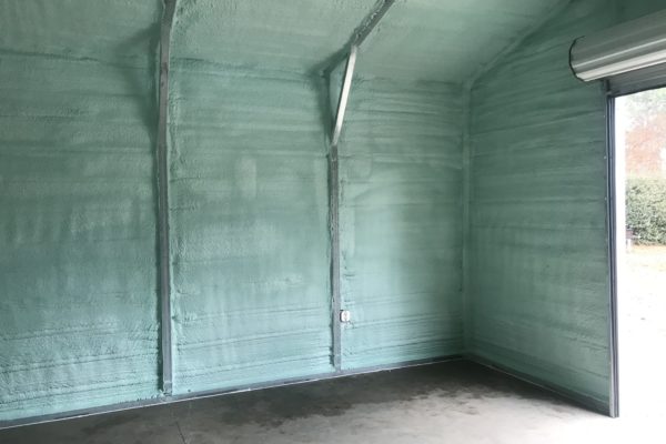 Closed Cell Foam in Metal Building